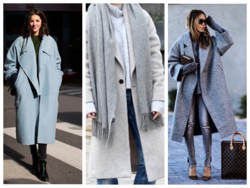 Пальто оверсайз. С чем носить женское пальто оверсайз — фото модных образов