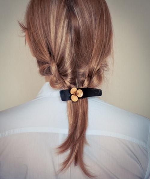 Заколки для коротких волос. Идеи с заколками «автомат» 13 Заколки для коротких волос. Идеи с заколками «автомат» 13