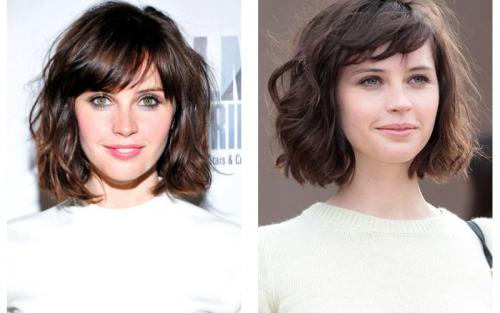 Челка на средние волосы. Как выбрать челку на средние волосы? 02