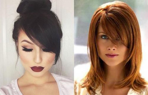 Челка на средние волосы. Как выбрать челку на средние волосы? 27