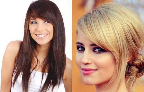 Челка на средние волосы. Как выбрать челку на средние волосы? 20