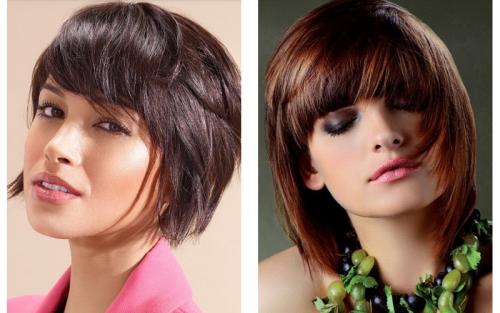 Челка на средние волосы. Как выбрать челку на средние волосы? 05