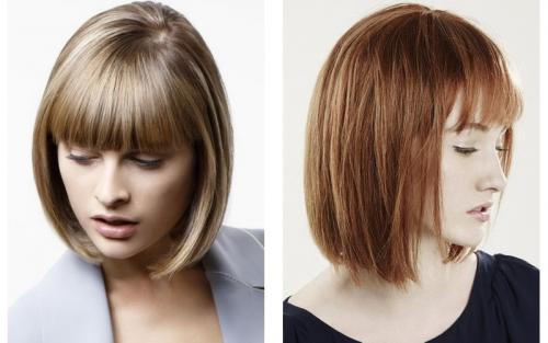 Челка на средние волосы. Как выбрать челку на средние волосы? 04