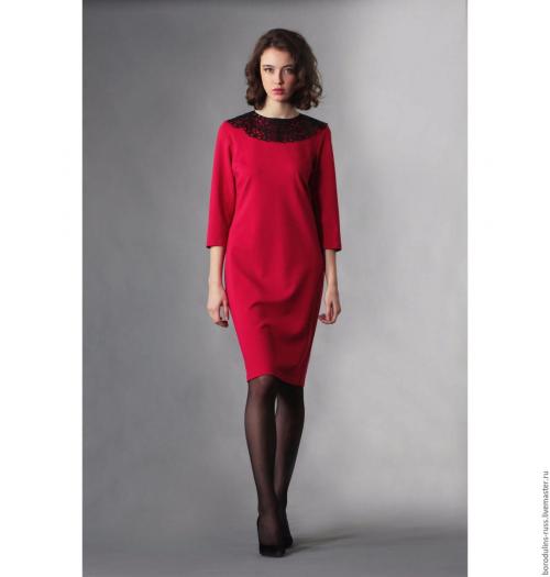 Малиновое платье с чем носить. Модные тенденции 2019 года