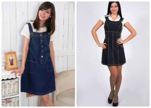 С чем носить джинсовое платье осенью. С чем носить джинсовые платья осенью: 4 стильных и теплых наряда 21