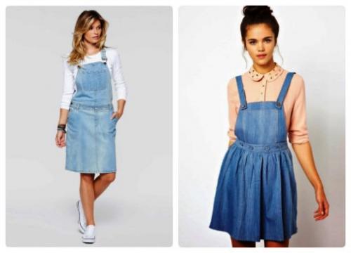 С чем носить джинсовое платье осенью. С чем носить джинсовые платья осенью: 4 стильных и теплых наряда 29