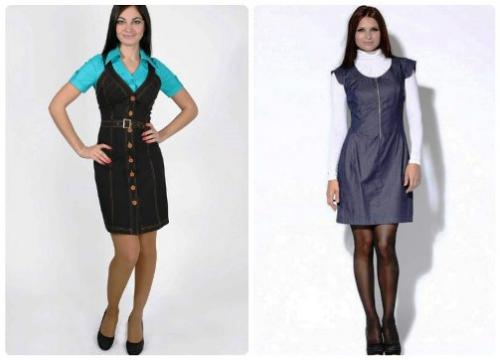 С чем носить джинсовое платье осенью. С чем носить джинсовые платья осенью: 4 стильных и теплых наряда 24