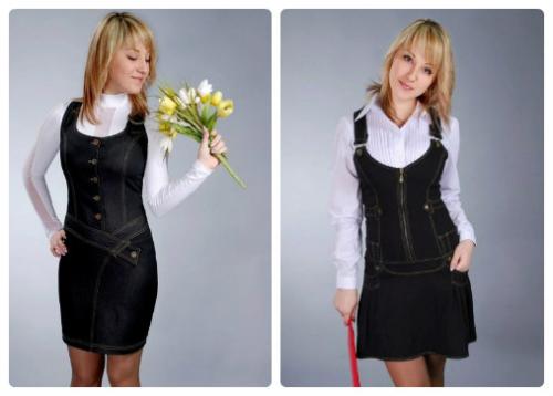 Джинсовый сарафан осенью. Модели джинсовых сарафанов на осень и зиму, которые можно сшить своими руками