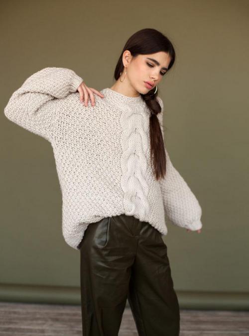 Свитер оверсайз с чем носить. Стильные модели и фасоны женского свитера оверсайз, с чем носить