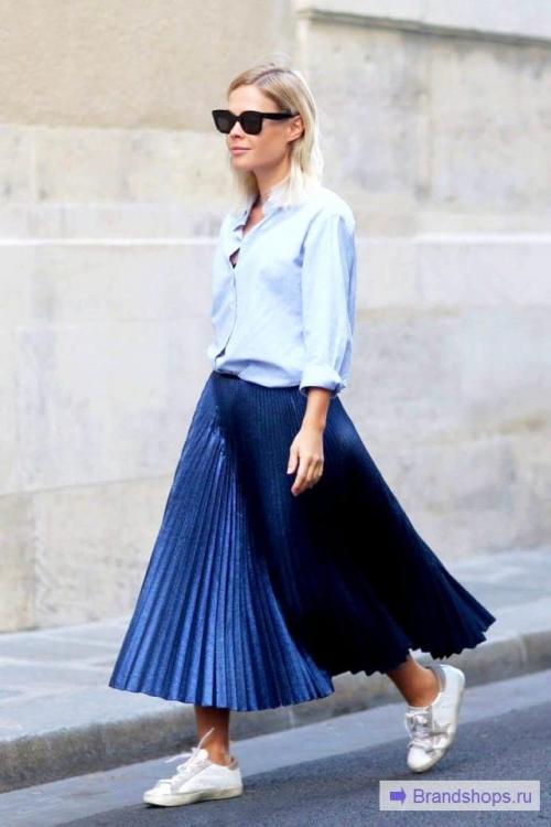 Образ черная юбка плиссе. С чем носить юбку-плиссе? Тренды 2020 года