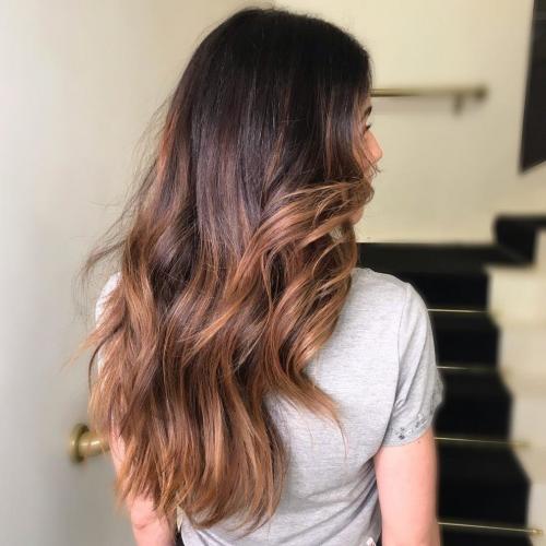 Какой цвет волос в моде осенью 2019 года. Модные техники окрашивания волос на осень 2020 02