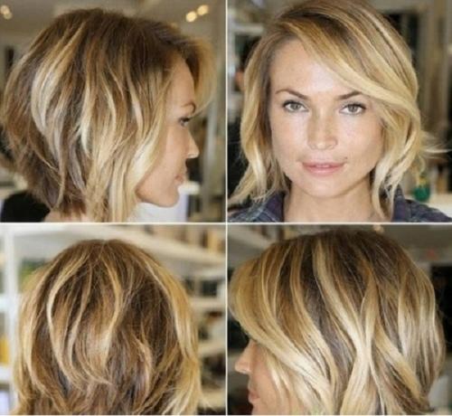 Длинное каре с мелированием. Виды мелирования на каре с удлинением 05