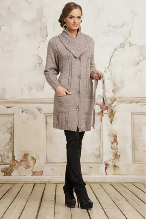 Интересные воротники на кофту. Отложной