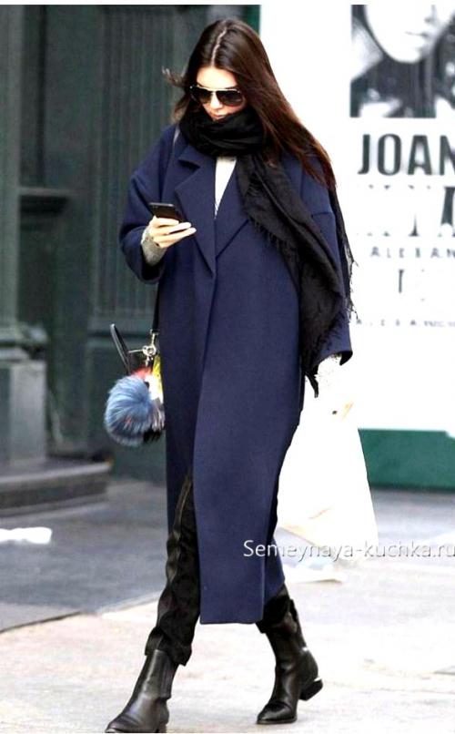 С чем носить удлиненное пальто. ДЛИННОЕ пальто — 55 фото-советов с чем носить.