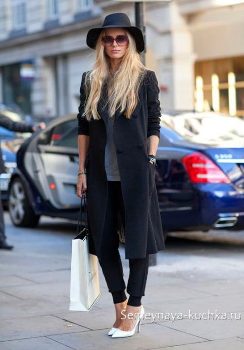 С чем носить удлиненное пальто. ДЛИННОЕ пальто — 55 фото-советов с чем носить.