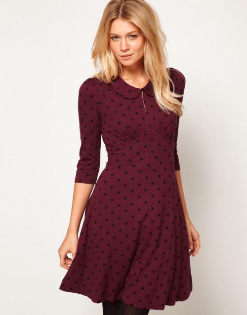 Интересные воротники на платье. Платье с воротником: 83 фото лучших современных вариантов фасонов