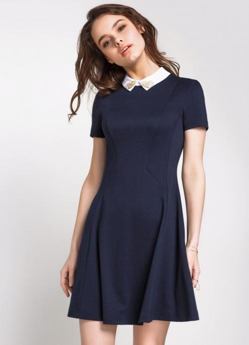 Интересные воротники на платье. Платье с воротником: 83 фото лучших современных вариантов фасонов