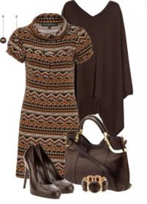 Цвет мокко в одежде. 