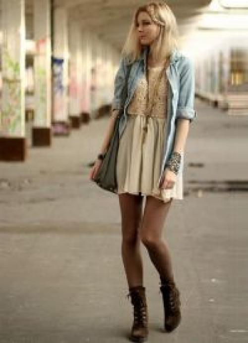 Цвет мокко в одежде. 