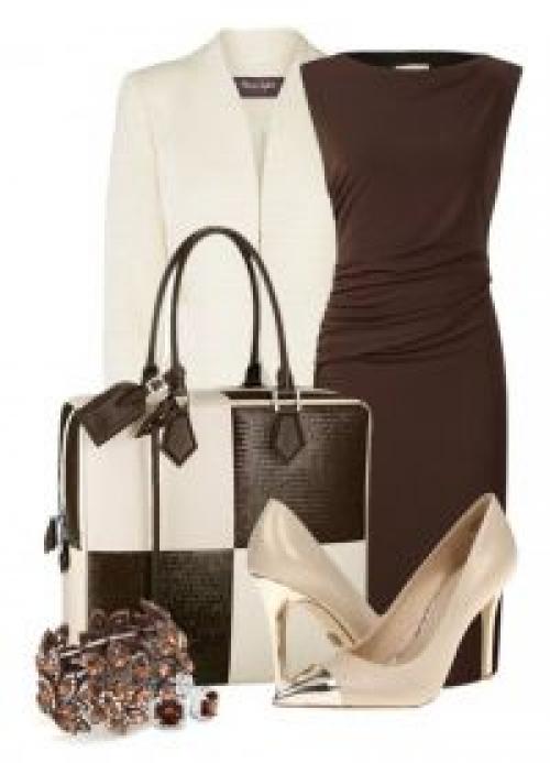 Цвет мокко в одежде. 