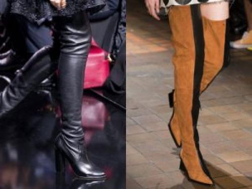 Высокие сапоги осень 2019. Модные женские ботфорты осень-зима 2019-2020