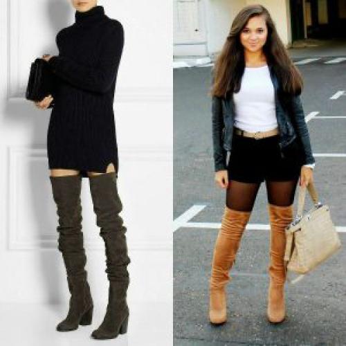 Высокие сапоги осень 2019. Модные женские ботфорты осень-зима 2019-2020