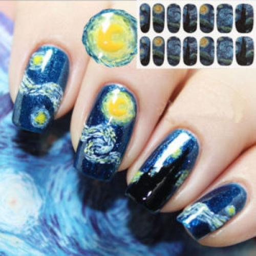 Звездное небо маникюр. Создаем звездное небо на ногтях