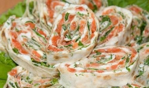 Начинки для лавашей тонких. Рулетики из лаваша с разными начинками. 5 самых простых и вкусных рецептов