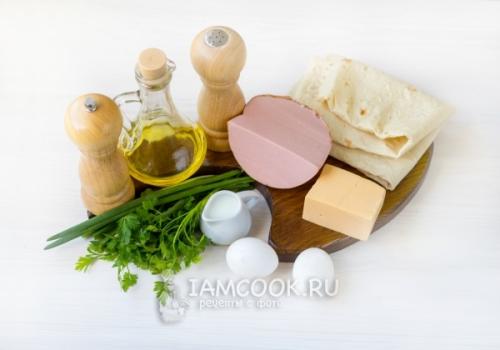 Начинки для лавашей тонких с сыром и колбасой. Жареный лаваш с колбасой и сыром