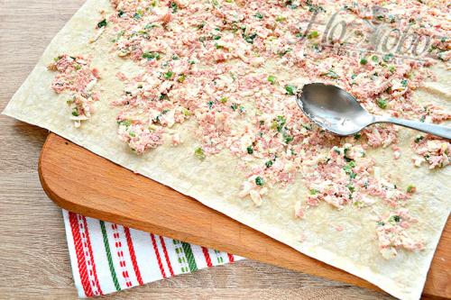 Начинки для лавашей тонких жареные. Ингредиенты: