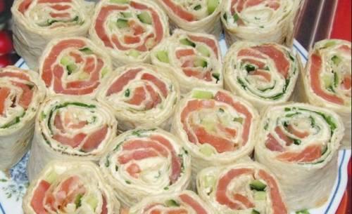 Начинки для лавашей тонких. Рулетики из лаваша с разными начинками. 5 самых простых и вкусных рецептов