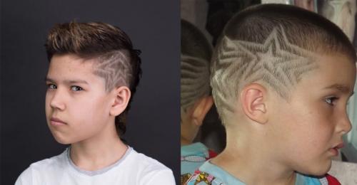 Как научиться делать рисунки на голове машинкой. Виды рисунков на голове