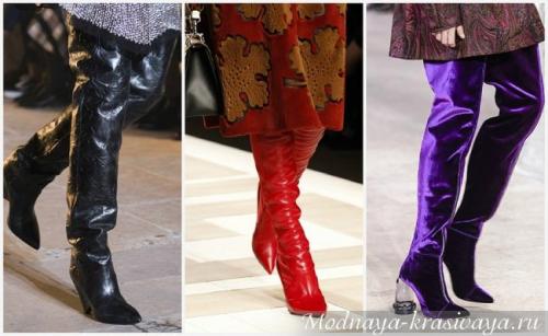 Ботфорты 2020 с чем носить. 
