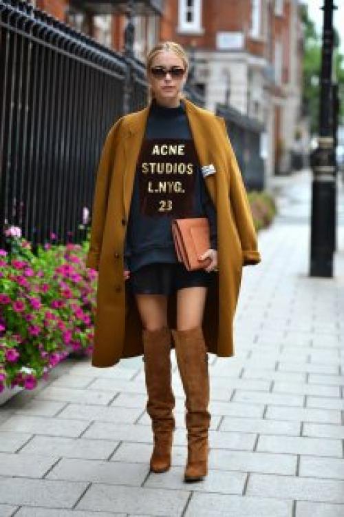 Ботфорты 2020-2020. Это нужно знать о носке ботфорт Даже если вы нашли в магазине самые модные ботфорты, прежде чем делать покупку, критично рассмотрите себя в них. В ботфортах вам должно быть комфортно ходить, сидеть и стоять. Они не должны даже при сгибании перетягивать ногу. В то же время сапоги не должны сидеть слишком свободно и тем более оттопыриваться в области колена. Если сапоги при сгибании будут передавливать ногу или «болтаться», зимой вы в них будете замерзать.