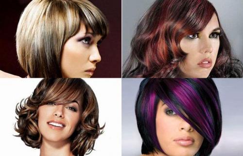 Каре мелирование на темные. Виды мелирования на каре с удлинением 17