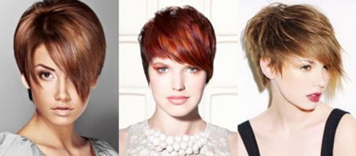 Стрижки многослойные на короткие волосы вид сзади. Каскад на короткие женские волосы