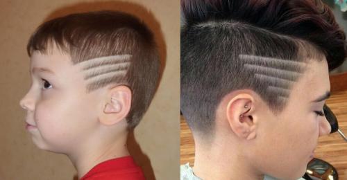 Как научиться делать рисунки на голове машинкой. Виды рисунков на голове