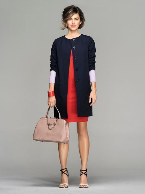 С чем носить пальто с рукавом .  Как носить пальто с рукавом 3/4