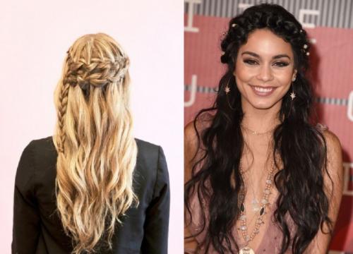 Стрижка водопад на длинные волосы. Прическа водопад — схемы плетения, особенности оформления и ухода + фото