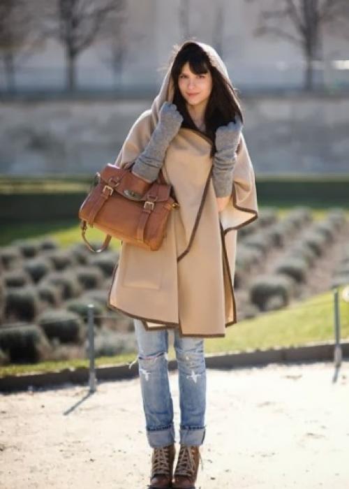 С чем носить пальто с рукавом .  Как носить пальто с рукавом 3/4 17