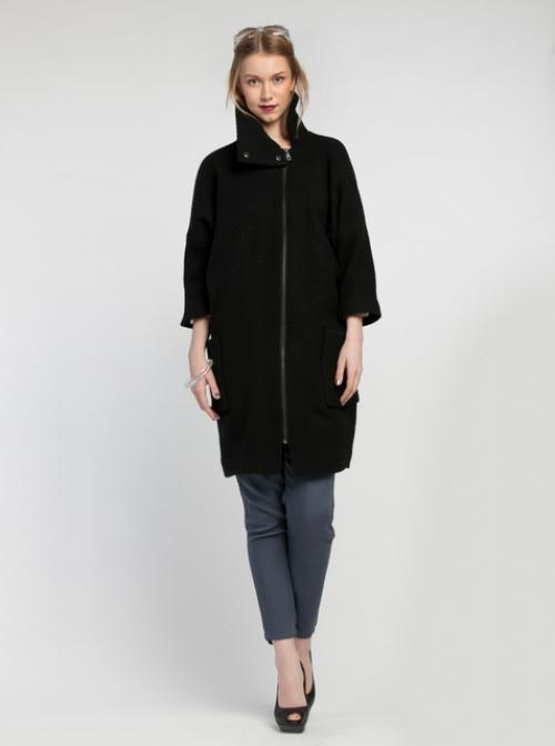 С чем носить пальто с рукавом .  Как носить пальто с рукавом 3/4