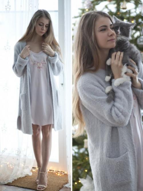 Лук с серым кардиганом. Варианты сочетания разных вариантов моделей