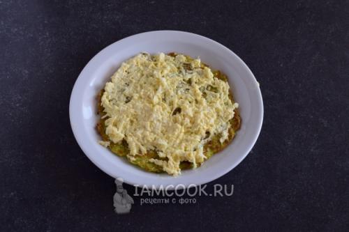Закусочный торт из кабачковых блинчиков. Торт из кабачковых блинчиков