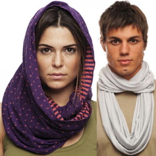 Шарф-труба, как называется. Теплые шарфы-трубы