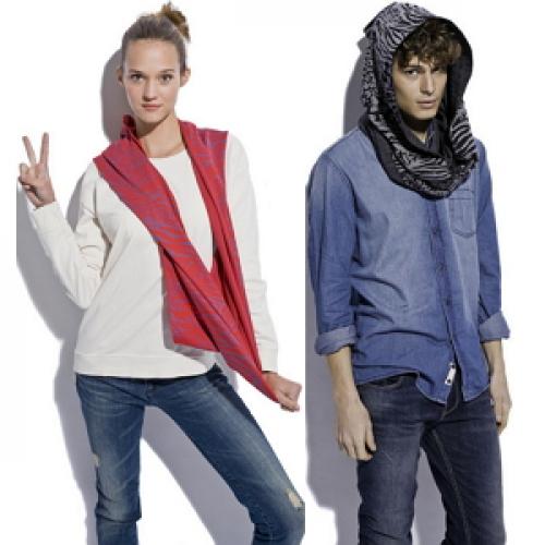 Шарф-труба, как называется. Теплые шарфы-трубы