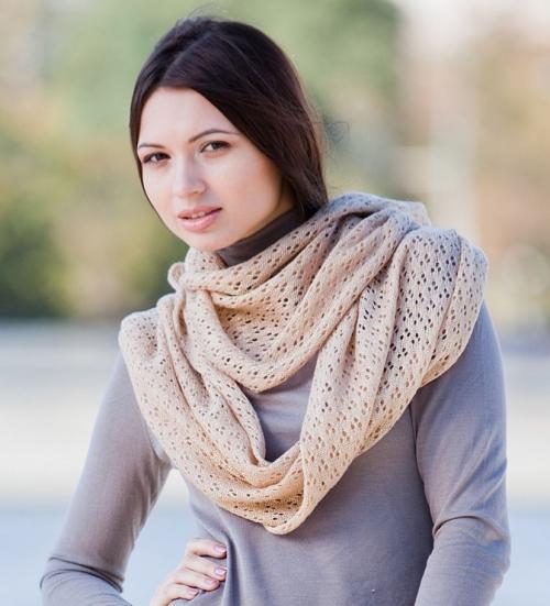 Труба шарф, как одевать. Шарф-труба: как носить 01