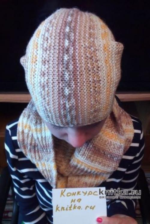 Хомут на шею детский. Шарф – хомут спицами, модели с нашего сайта