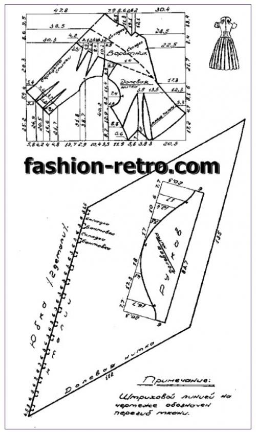 Платья 40-х годов выкройки. Выкройки платьев 50 х годов: нестареющее ретро