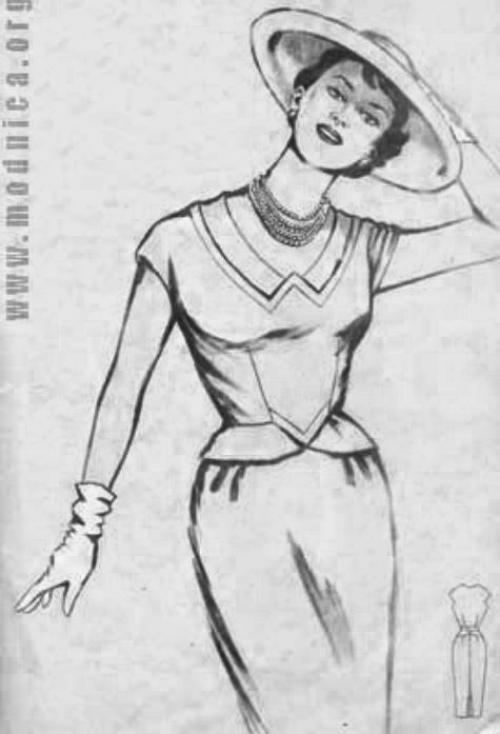 Платья 40-х годов выкройки. Выкройки платьев 50 х годов: нестареющее ретро