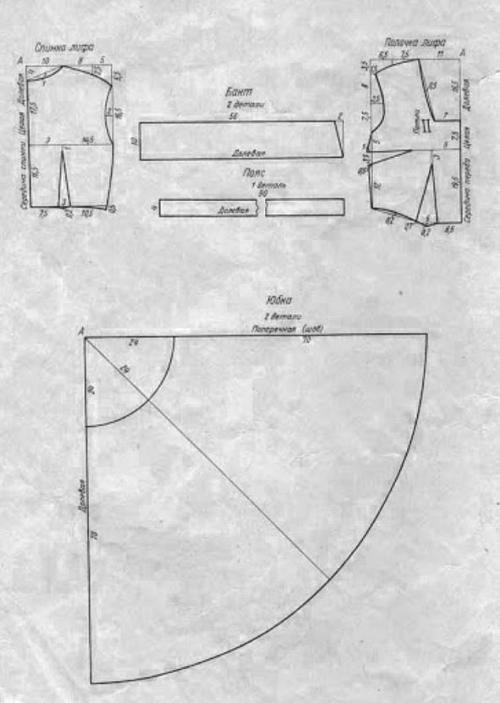 Платья 40-х годов выкройки. Выкройки платьев 50 х годов: нестареющее ретро